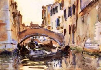 約翰 辛格 薩金特 Venetian Canal 約翰 辛格 薩金特 Venetian Canal